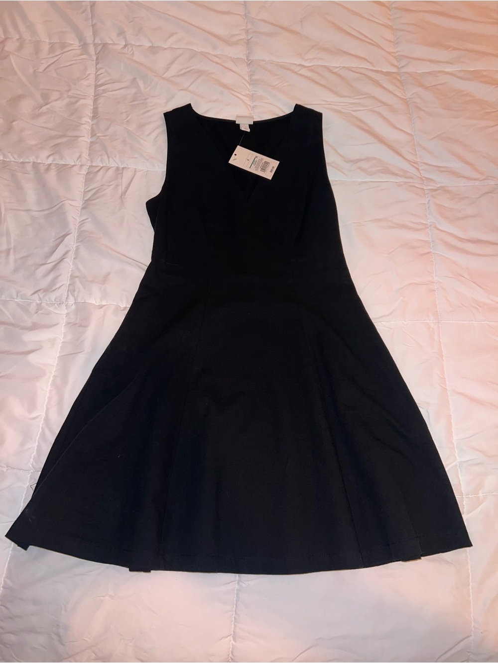 Target Black Sleeveless Fit-and-Flare Mini Dress